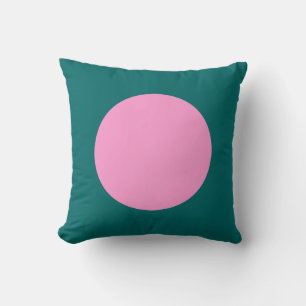 Cojín Decorativo Colores redondos - Verde rosa y mosca