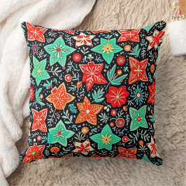 Cojín Decorativo  Colorful Abstract Holiday Design