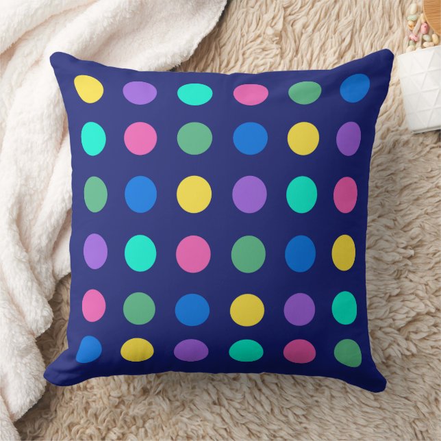 Cojín Decorativo Colorful Geometric Dots Pillow (Manta)