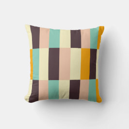 Cojín Decorativo Colorful geometric pattern with vertical stripes 