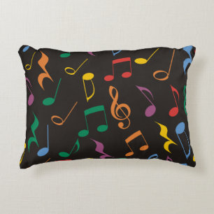 Cojín Decorativo Colorful Music Notes