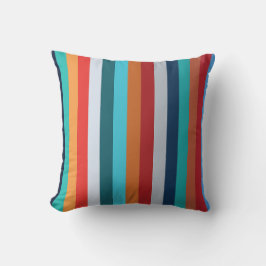 Cojín Decorativo Colorful Vertical Retro Stripes