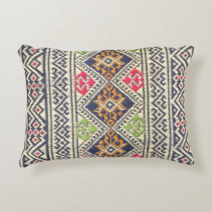 Cojín Decorativo Colorida superficie de alfombra estilo Tailandia c