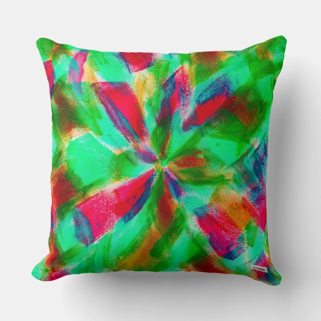 Cojín Decorativo Colorido (Anverso)