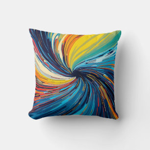 Cojín Decorativo Colorido Abstract Swirl