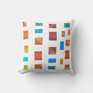 Cojín Decorativo colorido arte abstracto en estilo de moda moderna 