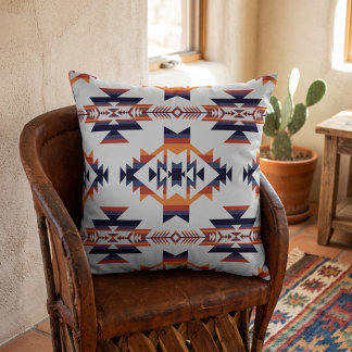 Cojín Decorativo Colorido Azteca del suroeste americano
