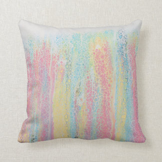 Cojín Decorativo Colorido blanco amarillo azul en colores pastel