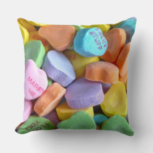 Cojín Decorativo Colorido Corazón de Vela Pillow