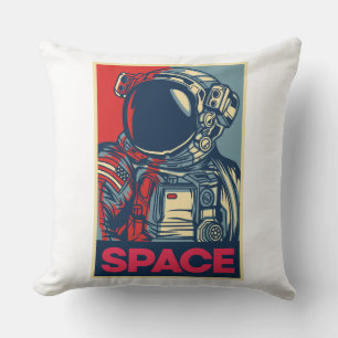 Cojín Decorativo Colorido espacio astronauta moderno