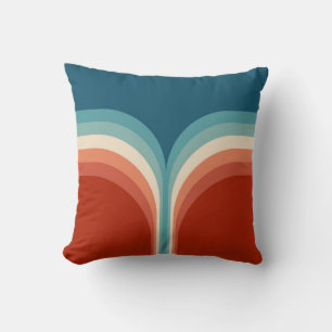 Cojín Decorativo Colorido estilo retro decoración de doble arco