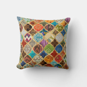 Cojín Decorativo Colorido marroquí Guay patrón moderno Boho