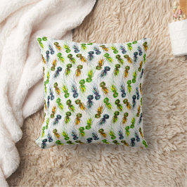 Cojín Decorativo Colorido océano acuático de medusas
