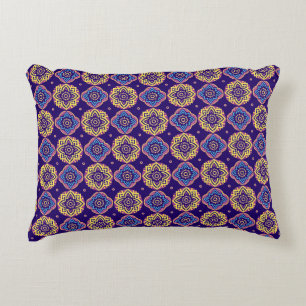 Cojín Decorativo Colorido patrón de Mandala de Moda Boho