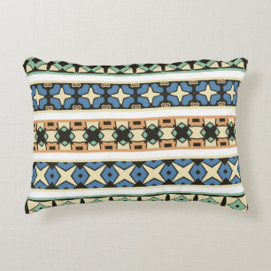 Cojín Decorativo Colorido patrón étnico tribal sin fisuras