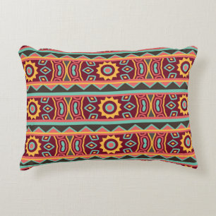 Cojín Decorativo Colorido patrón étnico tribal sin fisuras