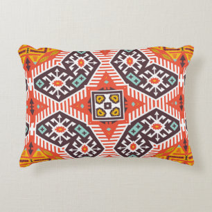 Cojín Decorativo Colorido patrón étnico tribal sin fisuras