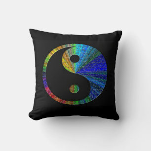 Cojín Decorativo Colorido Yin Y Yang Puzzle Cushion