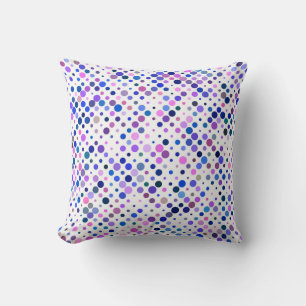 Cojín Decorativo Coloridos, índigo, púrpura y azul