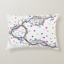 Coloridos puntos collar de fantasía