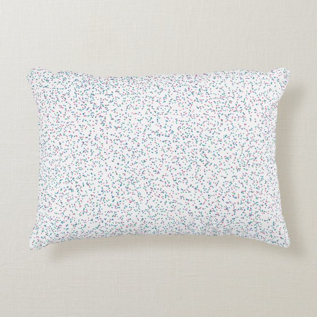 Cojín Decorativo Coloridos puntos de primavera (Anverso)