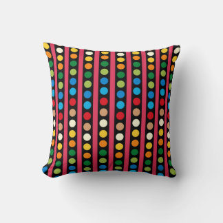 Cojín Decorativo Coloridos puntos y rayas MOJO Pillow