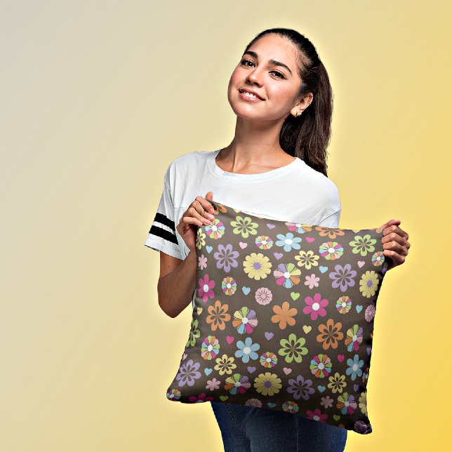 Cojín Decorativo Colourful Flowers Decorative Throw Pillow (Subido por el creador)