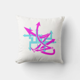 Cojín Decorativo Columna de flechas abstractas