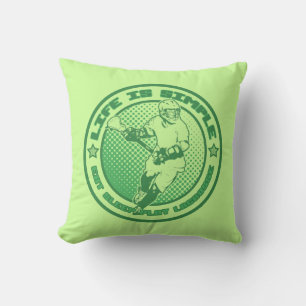 Cojín Decorativo Coma, Duerme, Juega a Lacrosse Pillow
