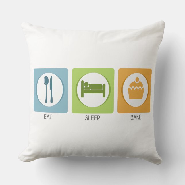 Cojín Decorativo ¡Coman Bake De Duerma! (Anverso)