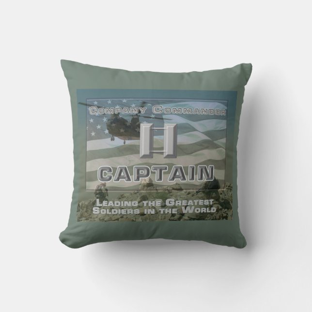 Cojín Decorativo Comandante de Compañía (Anverso)