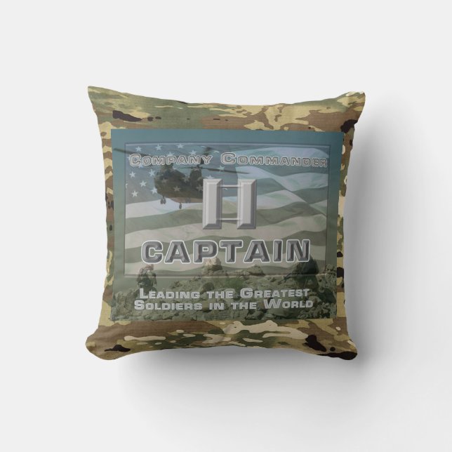 Cojín Decorativo Comandante de Compañía (Anverso)