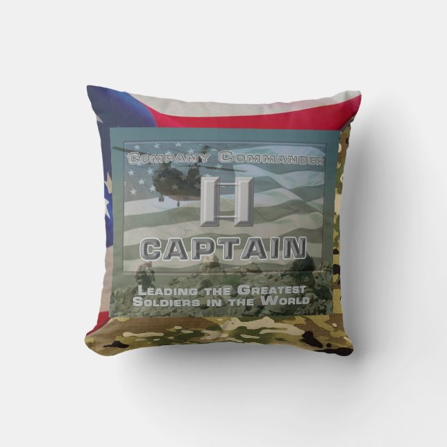 Cojín Decorativo Comandante de Compañía (Anverso)