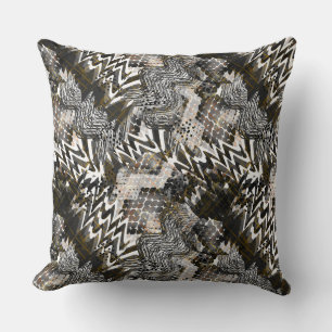 Cojín Decorativo Combinado, étnico, africano.