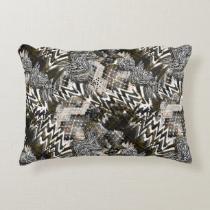 Cojín Decorativo Combinado, étnico, africano.