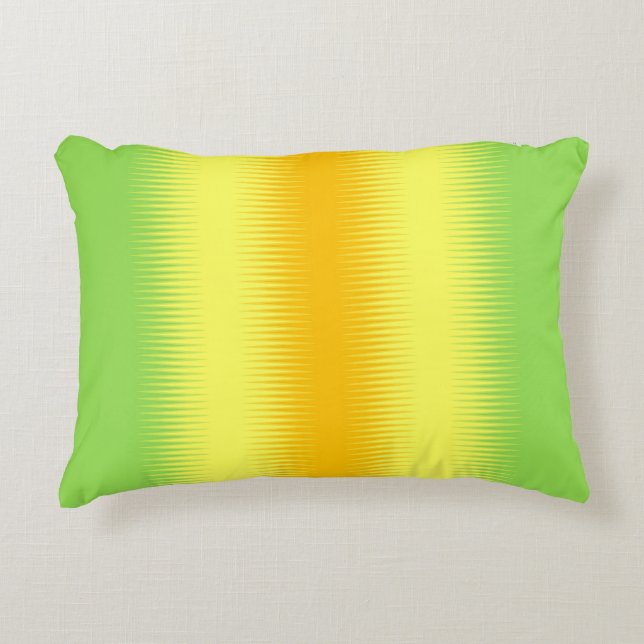Cojín Decorativo Combo verde amarillo naranja (Anverso)