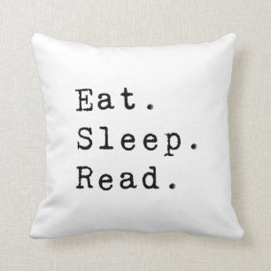Cojín Decorativo Come. Duerme. Leer.