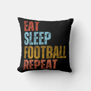 COJÍN DECORATIVO COME FOOTBALL DORMIR REPETIR
