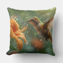 Cojín Decorativo Comederos de colibríes para jardín