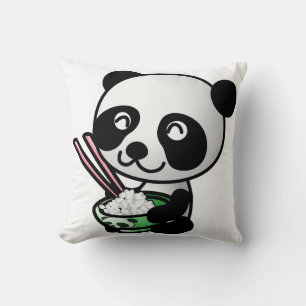 Cojín Decorativo Comer panda