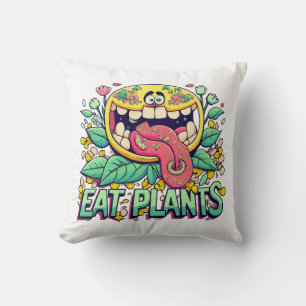 Cojín Decorativo Comer Plantas