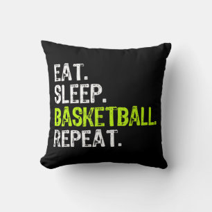 Cojín Decorativo Comer Sleep Basketball Repetir jugador Diversión G