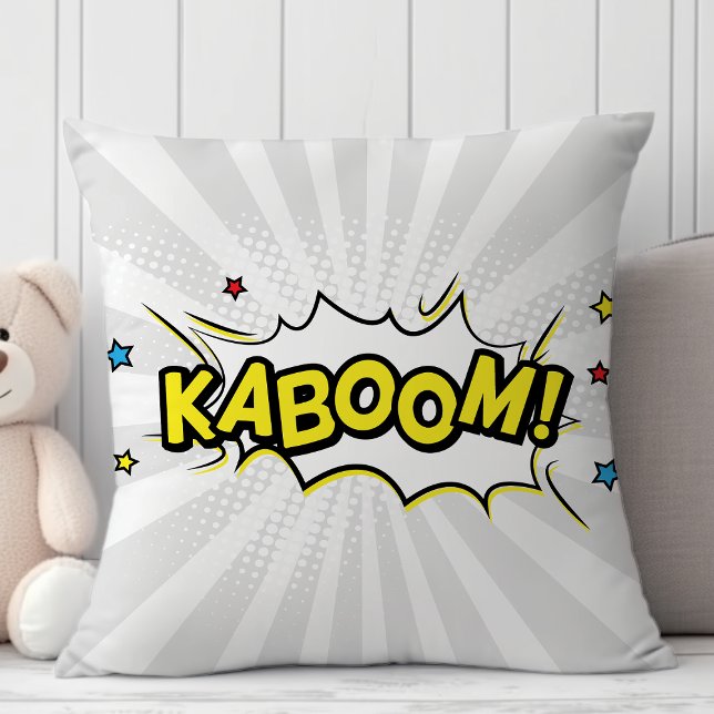 Cojín Decorativo Cómic de superhéroes Kaboom Cartoon (Subido por el creador)