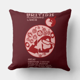 Cojín Decorativo Comida de pub British Ploughmans