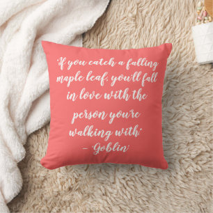 Cojín Decorativo Comillas de amor de Kdrama Goblin