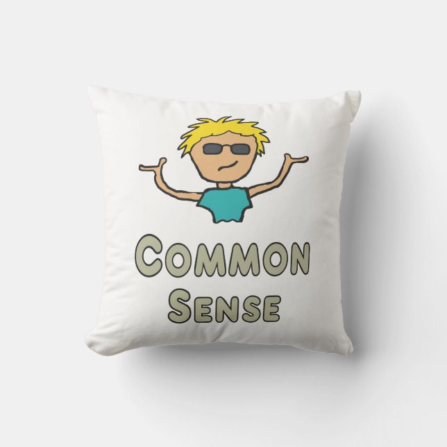Cojín Decorativo Common Sense (Anverso)