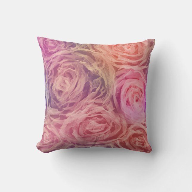 Cojín Decorativo Como rosas (Anverso)