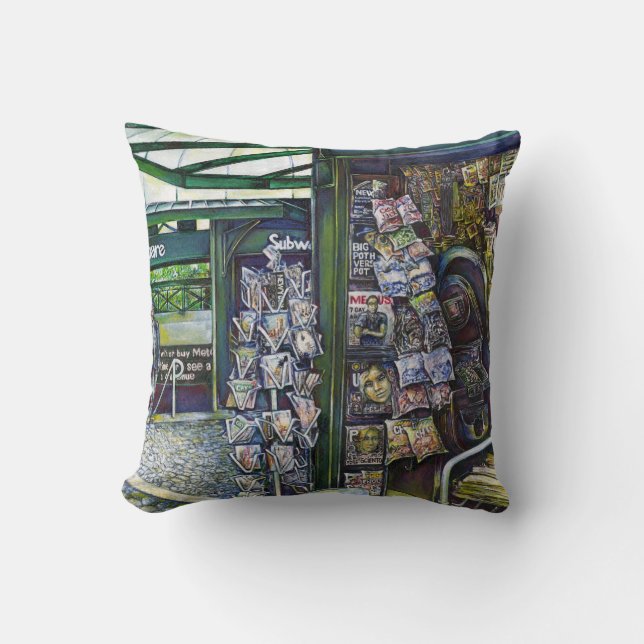 Cojín Decorativo ¿Cómo Una Imagen, Inimaginativa? (Anverso)