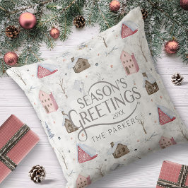 Cojín Decorativo Cómodo Navidades domésticos Pink ID985