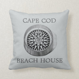 Cojín Decorativo Compass Cape Cod Beach Pillow